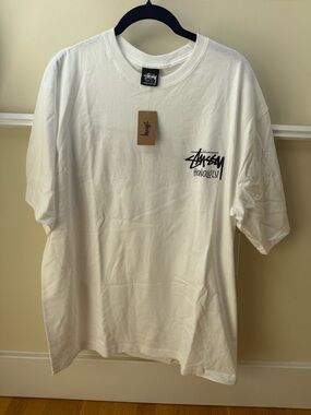 Stussy Honolulu White T-Shirt, Large